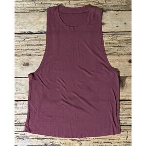 Alo Yoga Women’s Size XS Burgundy Ribbed Tank